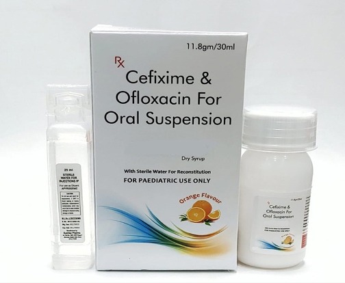 Cefixime & Ofloxacin Oral Suspension
